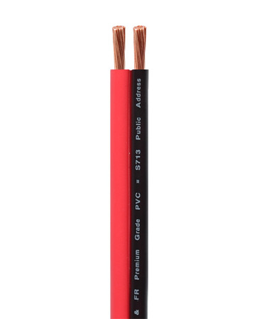 Акустический кабель (провод) негорючий из чистой бескислородной меди сечением 14 Ga (2х2.5 мм2) в нарезку DAXX S713 FR (1 метр)