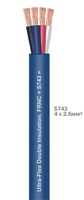 Акустический кабель четырехжильный (провод) негорючий из чистой бескислородной меди сечением 14 Ga (2х2.5 мм2) в нарезку DAXX S743 (1 метр)