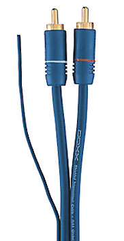 Межблочный аналоговый аудио кабель 2RCA - 2RCA DAXX R44-11 (1,1 метра)