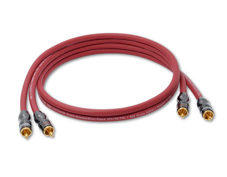 Аудио аналоговый кабель из посеребренной меди класса Hi-Fi в нарезку DAXX R69-40 готовый (4 метра)