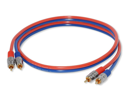 Межблочный аналоговый аудио кабель 2RCA - 2RCA DAXX V62-07 (0,75 метра)