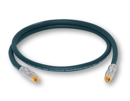 Сабвуферный кабель из чистой бескислородной меди DAXX W86-10 (1 метр)