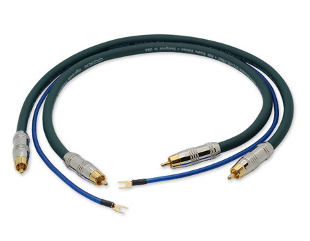 Фоно (phono) кабель негорючий из чистой бескислородной меди класса Hi-Fi в нарезку DAXX R86-10P готовый (1 метр)