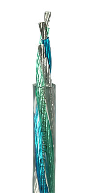 Силовой кабель медный сечением 11 Ga (3 проводника по 4 мм2) (для домашней проводки, для проводки в доме) в нарезку DAXX P311 (1 метр)